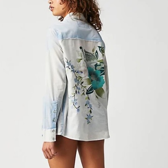 Free People Mirabella Button Down Shirt - Picture 11 of 11